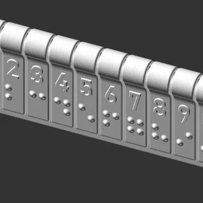 Dụng Cụ In Nổi Chữ Braille 3D Tùy Chỉnh