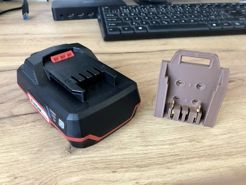 Giá Đỡ Pin Parkside 3D - Lưu Trữ & Đấu Nối Tiện Lợi - Image 1