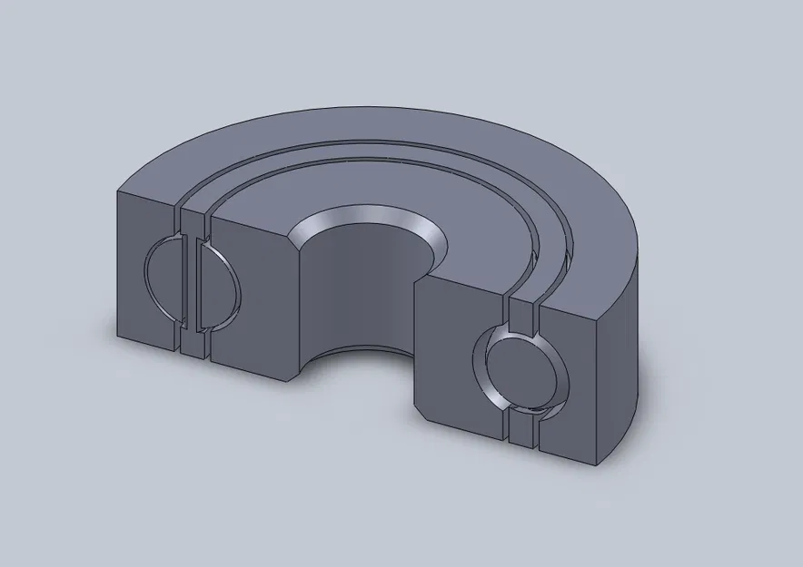 Mô hình Vòng Bi Cầu 3D (Trong 20mm, Ngoài 80mm) - Image 2