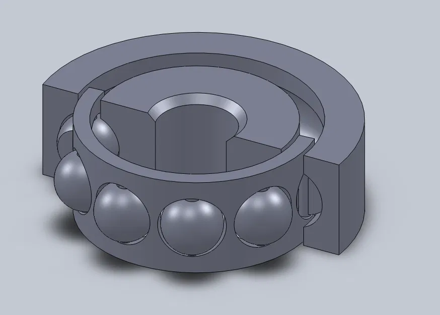 Mô hình Vòng Bi Cầu 3D (Trong 20mm, Ngoài 80mm) - Image 4