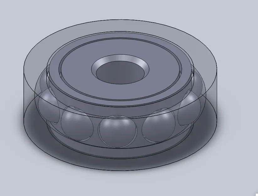 Mô hình Vòng Bi Cầu 3D (Trong 20mm, Ngoài 80mm) - Image 6