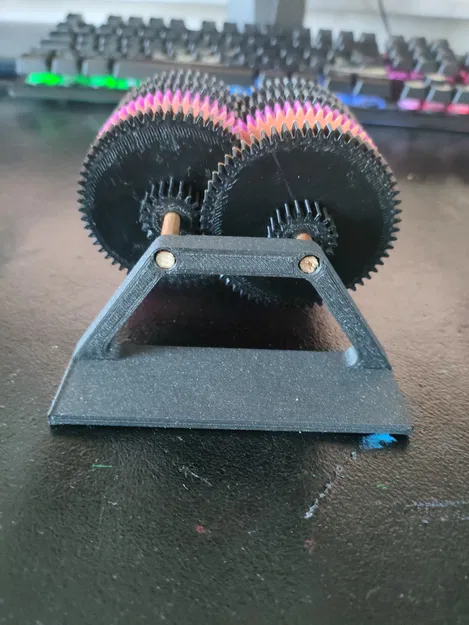 Gear Box – Hộp số bánh răng tỉ số truyền 3:1 (lắp thêm tùy ý) - Image 2