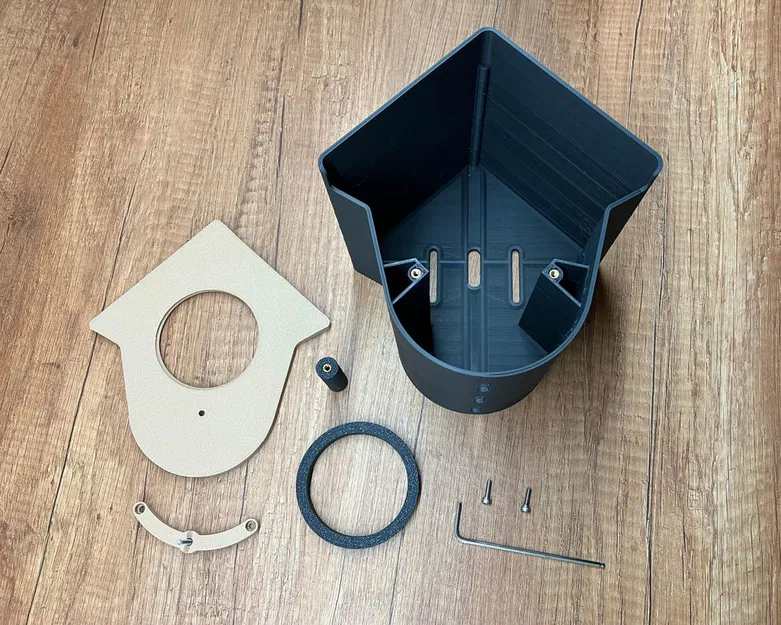 Nhà cho chim ăn cho hũ bơ đậu phộng (Vogelfutterhaus für Erdnussbutterglas) - Image 3