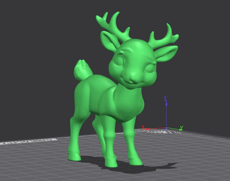 Mẫu 3D Hươu Cartoon Dễ Thương (Adorable Cartoon-Style Deer 3D Model) - Image 8