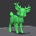 Mẫu 3D Hươu Cartoon Dễ Thương (Adorable Cartoon-Style Deer 3D Model) - Thumbnail 8