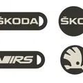 Token Xe Đẩy Hàng Škoda (Logo & VRS) - Móc Khóa Độc Đáo - Thumbnail 1