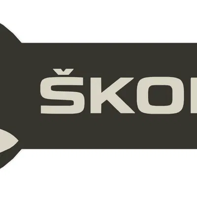 Token Xe Đẩy Hàng Škoda (Logo & VRS) - Móc Khóa Độc Đáo