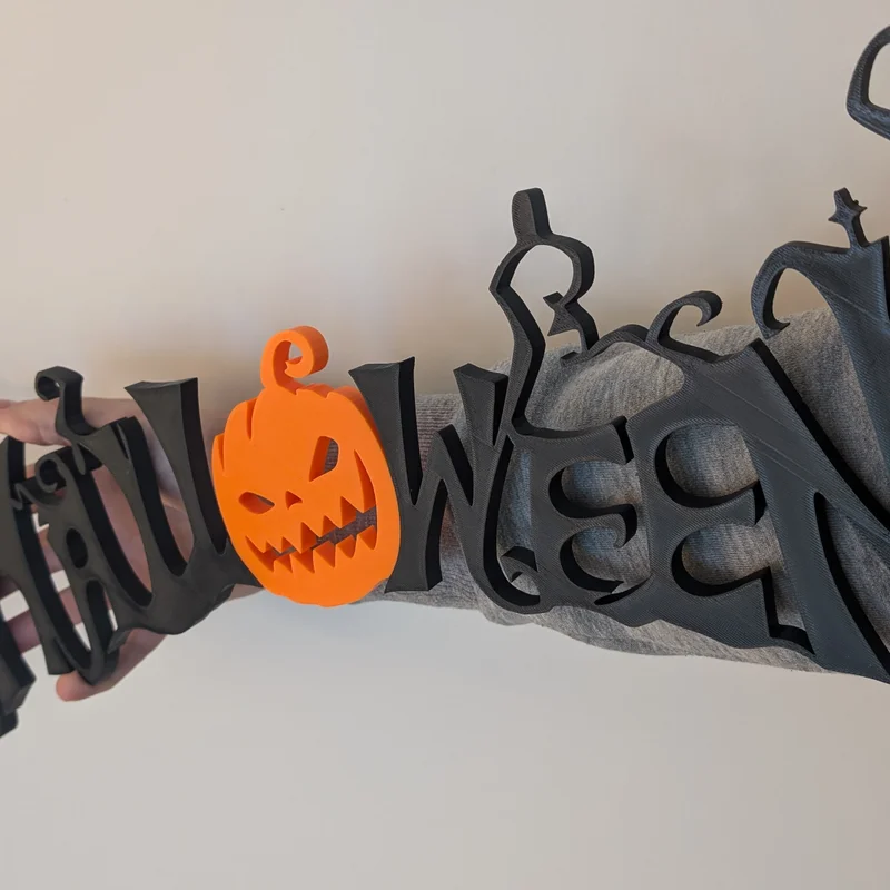 Biển Chữ Halloween Lớn Độc Đáo Cho Cửa và Tường