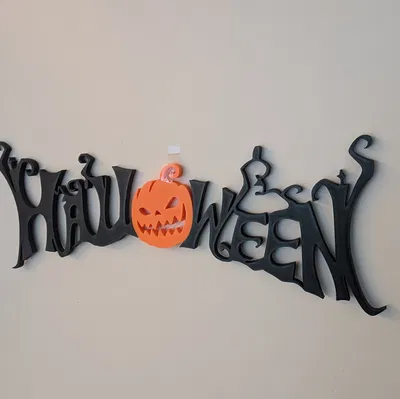 Biển Chữ Halloween Lớn Độc Đáo Cho Cửa và Tường