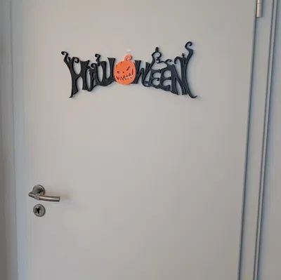 Biển Chữ Halloween Lớn Độc Đáo Cho Cửa và Tường