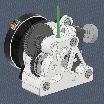 ProtoXtruder 2.1 – Extruder redesign tối ưu clearances & gear meshing