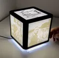 Đèn Lithophane xoay (Lithophane rotating lapm) - Thumbnail 1