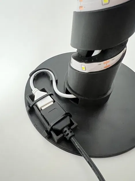 Đèn Lithophane xoay (Lithophane rotating lapm) - Image 7