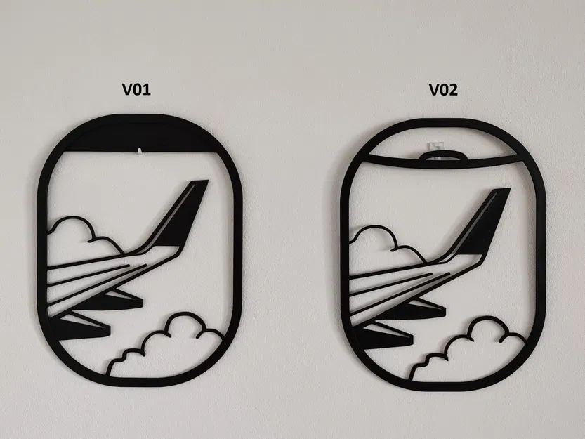 Tranh treo tường cửa sổ máy bay (Airplane window wall art) - Image 2
