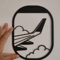 Tranh treo tường cửa sổ máy bay (Airplane window wall art) - Thumbnail 3