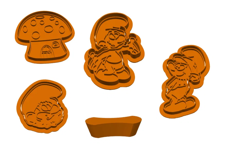 Khuôn cắt bánh Xì Trum – Šmoulové (vykrajovátka) - Image 1