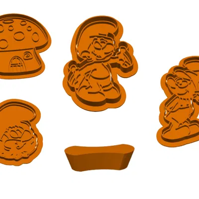 Khuôn cắt bánh Xì Trum – Šmoulové (vykrajovátka)