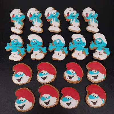 Khuôn cắt bánh Xì Trum – Šmoulové (vykrajovátka)