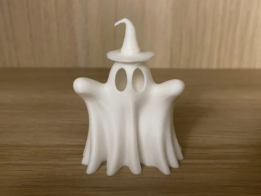 Mô Hình Ma Búp Bê Halloween "Booh Ghost" Đội Mũ - Trang Trí Độc Đáo - Image 1