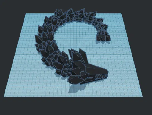 Rồng Pha Lê Khớp Nối 3D - Mô Hình Rồng Độc Đáo - Image 4