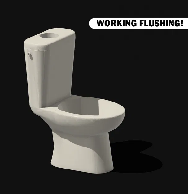 Tháp Xúc Xắc Bồn Cầu (Toilet dice tower V2) - Image 2