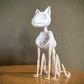 Bộ Xương Mèo Phong Cách (Stylized Cat Skeleton) - Thumbnail 1
