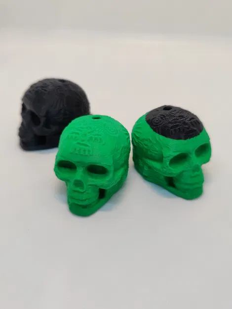 Móc khóa còi tử thần Mayan - Aztec - Image 2