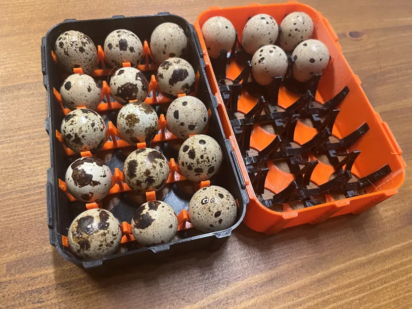 Hộp Đựng Trứng Chim Cút 15 Quả Xếp Chồng Tiện Lợi - Image 1