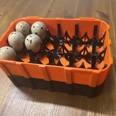 Hộp Đựng Trứng Chim Cút 15 Quả Xếp Chồng Tiện Lợi