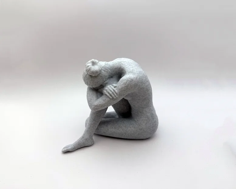 Tượng Trang Trí Hình Phụ Nữ Ngồi - Điểm Nhấn Nghệ Thuật Cho Ngôi Nhà - Image 2