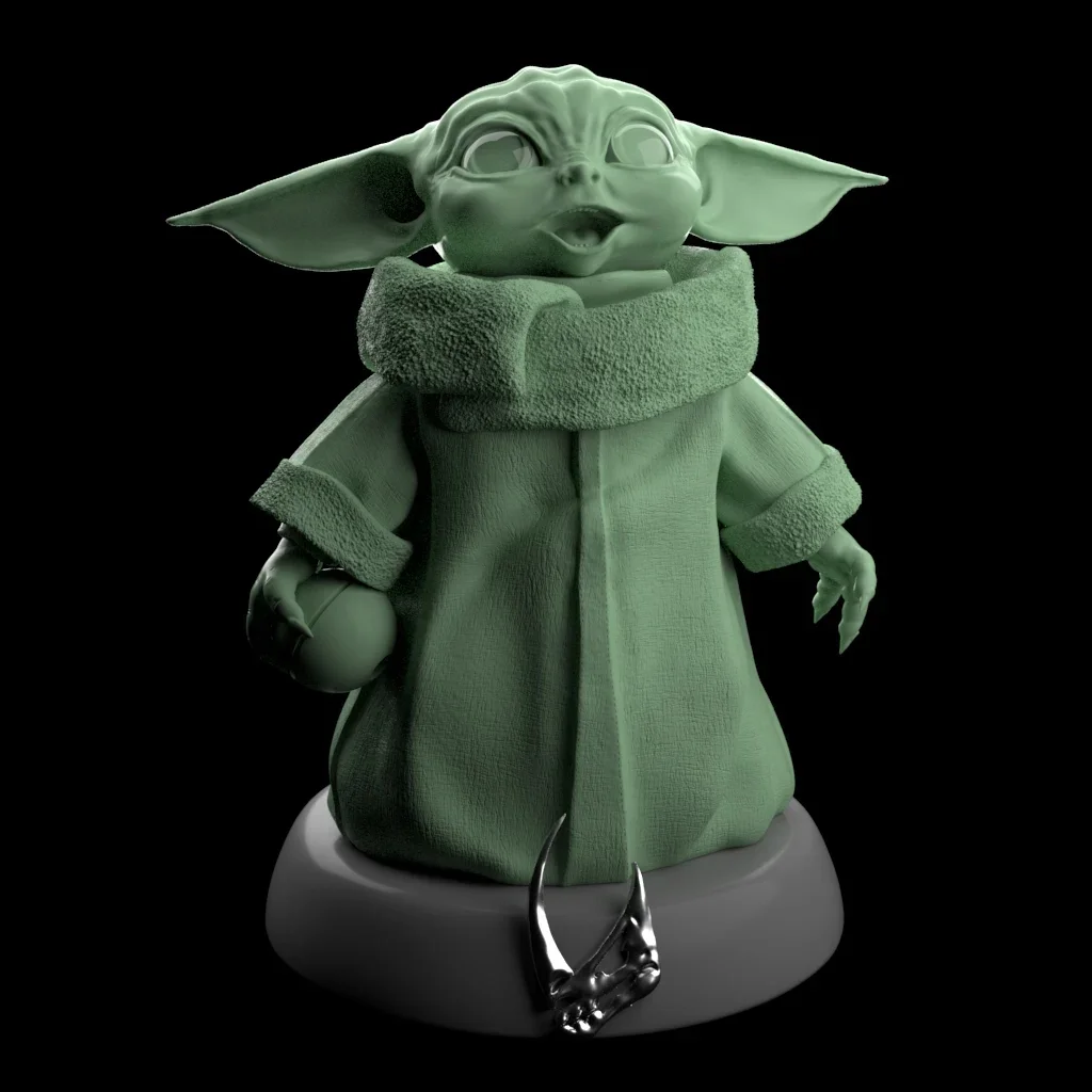 Mô Hình Grogu (The Child) 3D Siêu Cưng - Quà Tặng Fan Star… 1