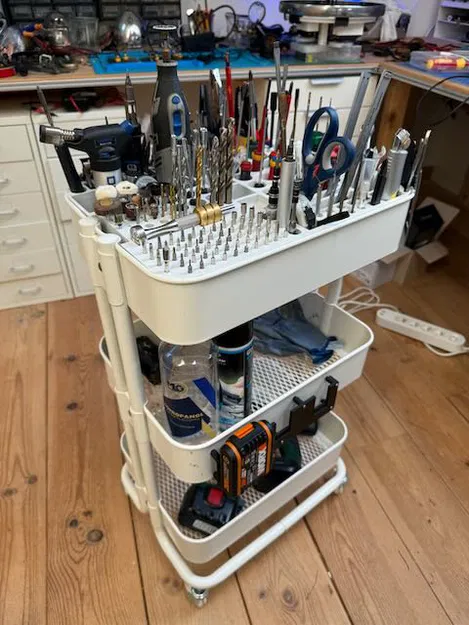 IKEA RASKOG - Giá đỡ nhiều dụng cụ cho xe đẩy - Image 4