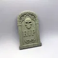 Biển Đá Halloween R.I.P. Hình Đầu Lâu - Trang Trí Độc Đáo - Thumbnail 2