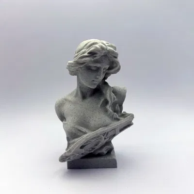 Tượng Trang Trí Nữ Thần Thanh Lịch - Mô Hình 3D Nghệ Thuật