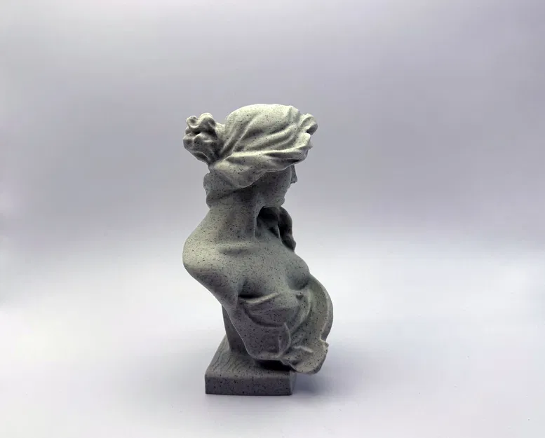 Tượng Trang Trí Nữ Thần Thanh Lịch - Mô Hình 3D Nghệ Thuật - Image 3