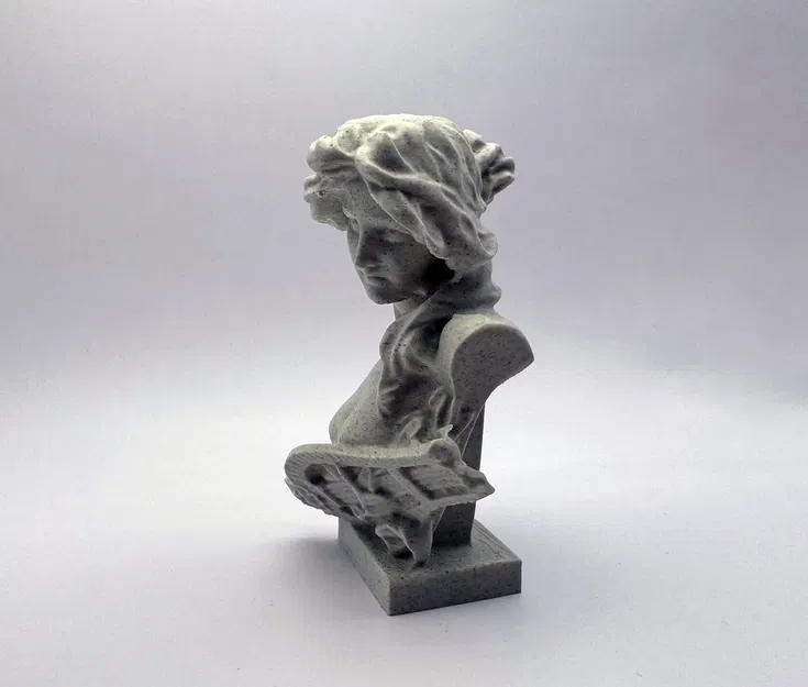 Tượng Trang Trí Nữ Thần Thanh Lịch - Mô Hình 3D Nghệ Thuật - Image 4