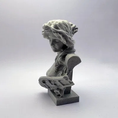 Tượng Trang Trí Nữ Thần Thanh Lịch - Mô Hình 3D Nghệ Thuật