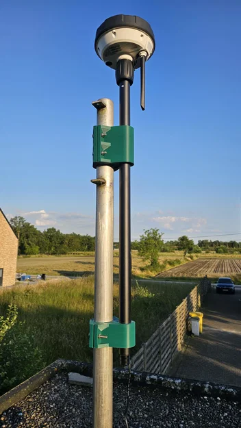 Giá kẹp gắn cột RTK cho Mammotion Luba 2 (mammotion luba 2 RTK pole mount) - Image 1