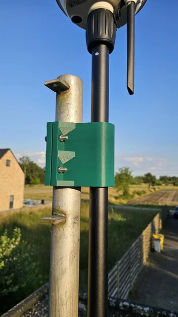 Giá kẹp gắn cột RTK cho Mammotion Luba 2 (mammotion luba 2 RTK pole mount) - Image 2