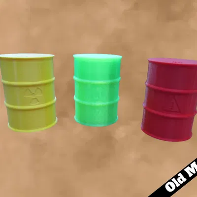 Hộp hình thùng gỗ (Box in the shape of a barrel)