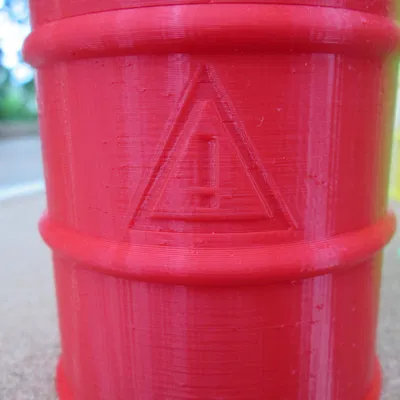 Hộp hình thùng gỗ (Box in the shape of a barrel)