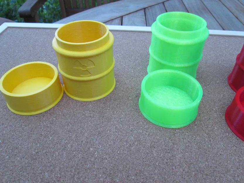 Hộp hình thùng gỗ (Box in the shape of a barrel) - Image 5