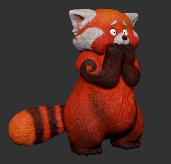 Mô Hình Red Panda Dễ Thương Từ Phim Turning Red - Image 1