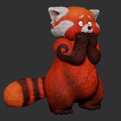 Mô Hình Red Panda Dễ Thương Từ Phim Turning Red