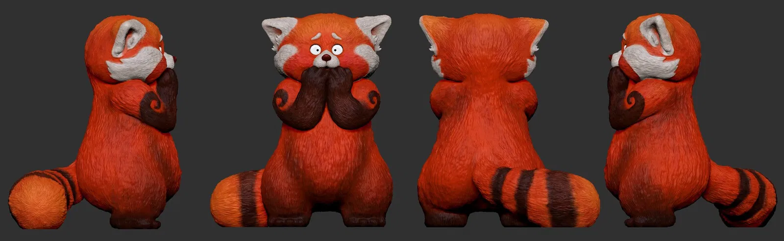 Mô Hình Red Panda Dễ Thương Từ Phim Turning Red - Image 2