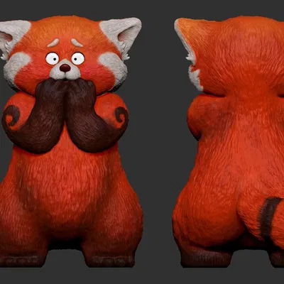 Mô Hình Red Panda Dễ Thương Từ Phim Turning Red