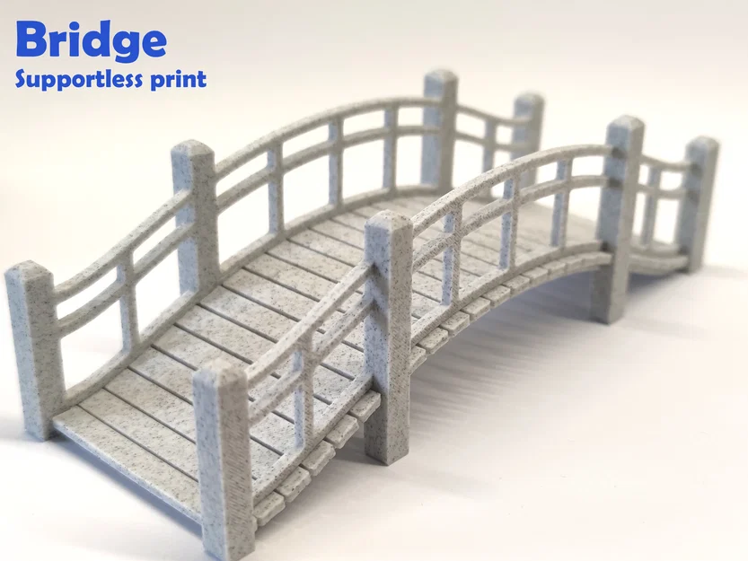 Mô Hình Cầu Mini In 3D Không Cần Hỗ Trợ, Lắp Ráp Không Keo - Image 1
