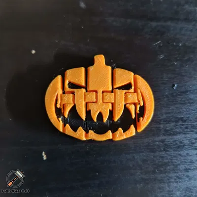 Halloween Flexi Pumpkin – Bí Ngô Flexi Halloween (In 3D Print-in-Place)