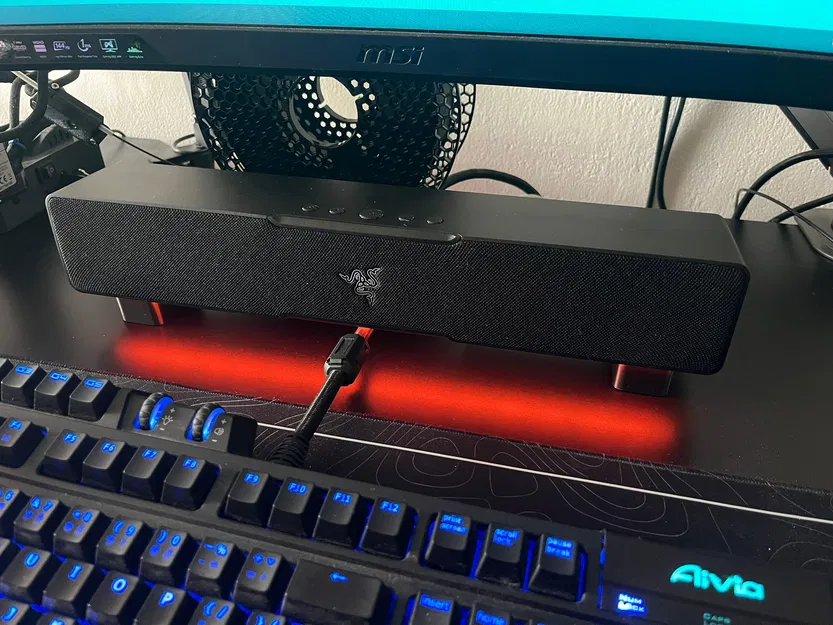 Chân đế loa Razer Leviathan v2 - Tối ưu âm thanh, quản lý cáp - Image 1