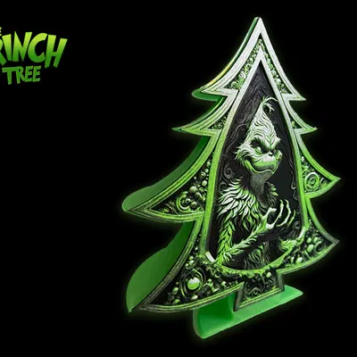Grinch Tree – Cây Thông Noel Grinch (Filament Painting)